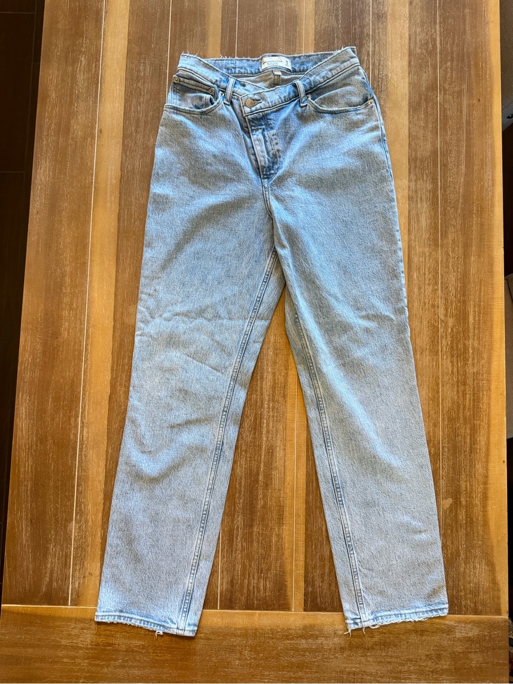 Abercrombie & Fitch Light Blue Straight Leg Jeans
